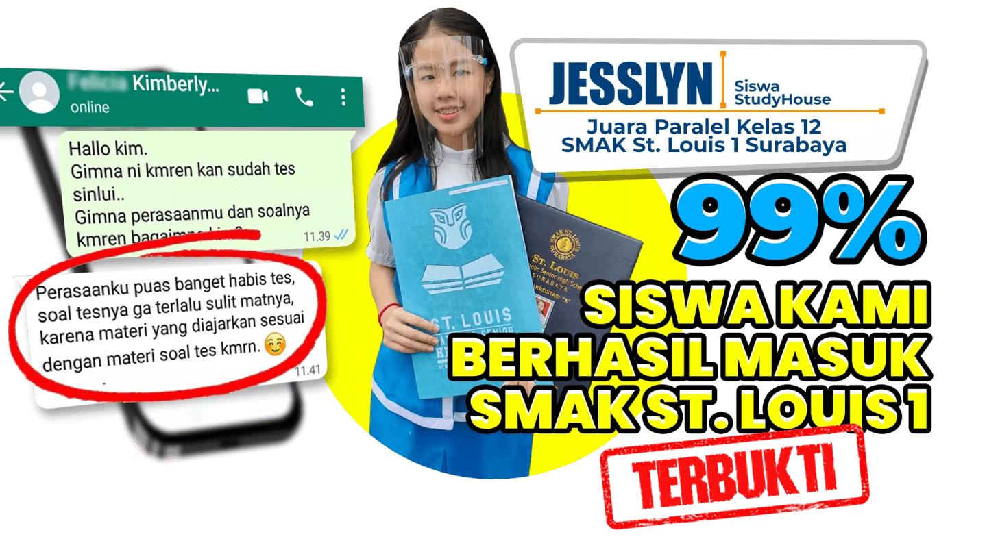 Jesslyn Siswa berprestasi studyhouse yang menjadi juara paralel